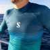 Scubapro UPF 50 Wave vyriški rash guard marškinėliai LS