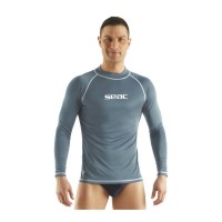 Seac UPF 50 Grey vyriški rash guard marškinėliai LS